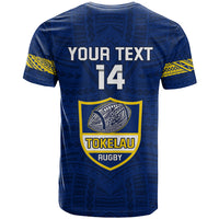 Custom Tokelau Rugby T Shirt Pacific Polynesian Pattern LT14 - Polynesian Pride