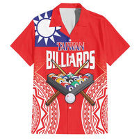 Personalised Taiwan Billiards Family Matching Puletasi and Hawaiian Shirt Eight-ball Pool Polynesia Tattoo - Polynesian Pride