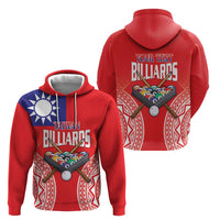 Personalised Taiwan Billiards Hoodie Eight-ball Pool Polynesia Tattoo - Polynesian Pride