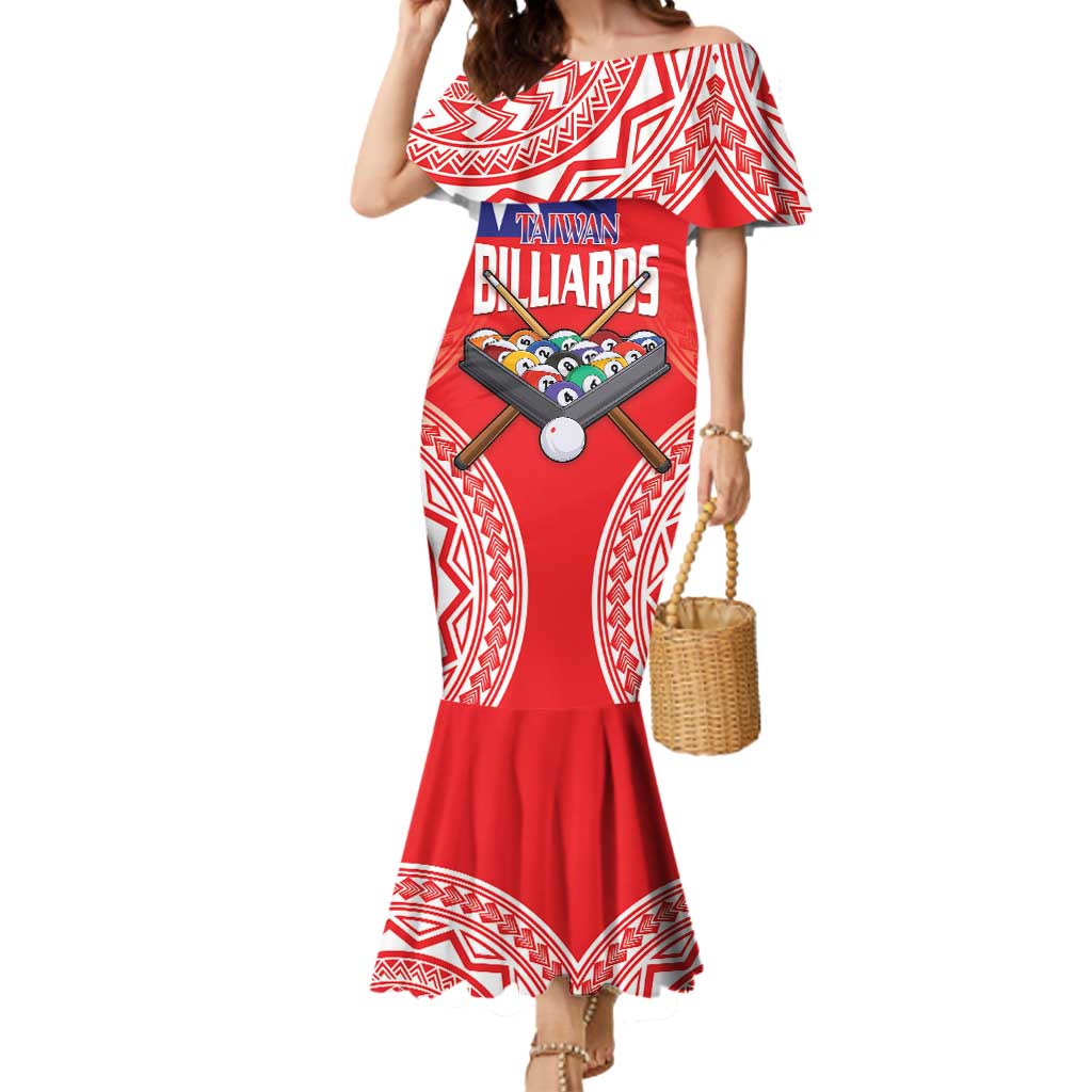 Personalised Taiwan Billiards Mermaid Dress Eight-ball Pool Polynesia Tattoo - Polynesian Pride