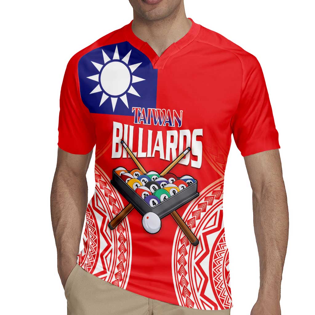 Personalised Taiwan Billiards Rugby Jersey Eight-ball Pool Polynesia Tattoo - Polynesian Pride