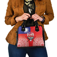 Personalised Taiwan Billiards Shoulder Handbag Eight-ball Pool Polynesia Tattoo - Polynesian Pride