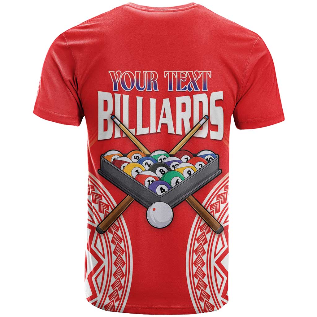 Personalised Taiwan Billiards T Shirt Eight-ball Pool Polynesia Tattoo - Polynesian Pride