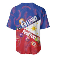 Personalised Philippines Billiards Baseball Jersey Cue With Balls Flag Style - Polynesian Pride