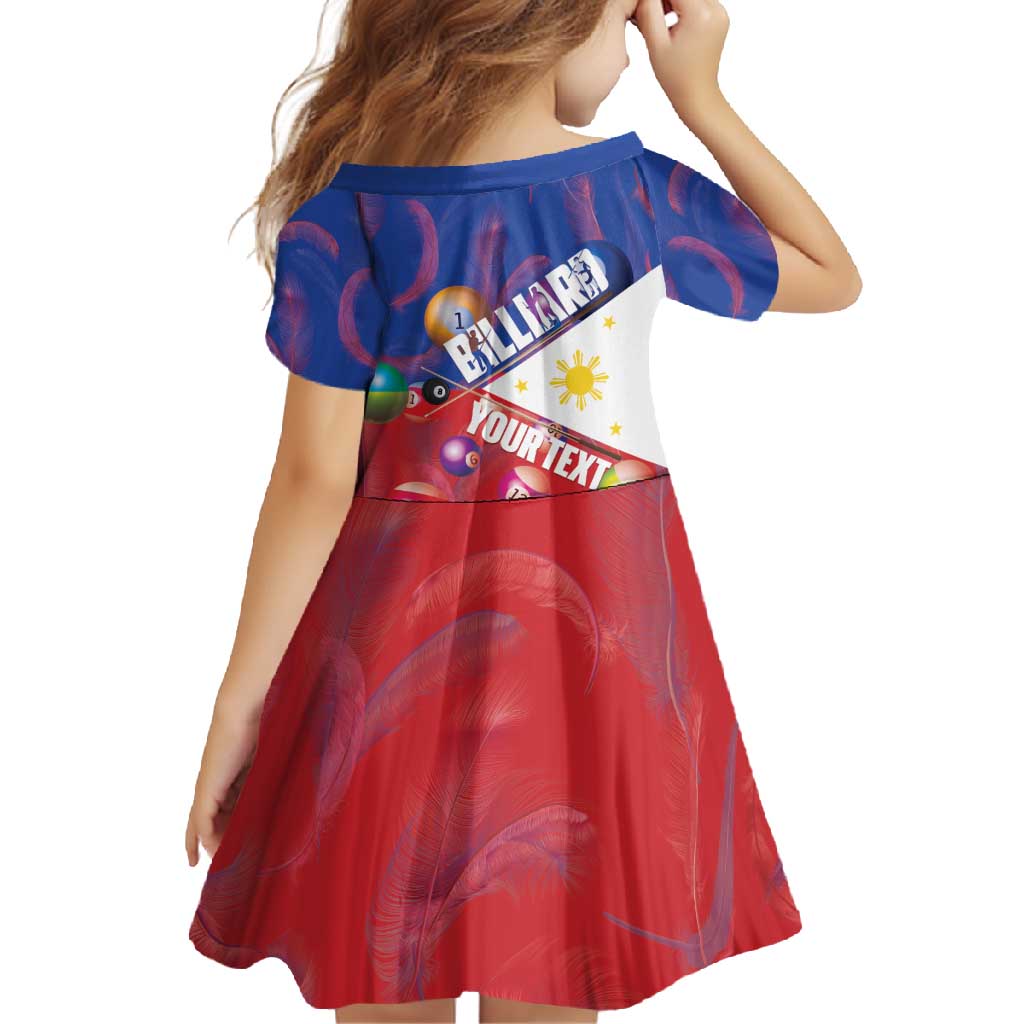 Personalised Philippines Billiards Family Matching Long Sleeve Bodycon Dress and Hawaiian Shirt Cue With Balls Flag Style - Polynesian Pride