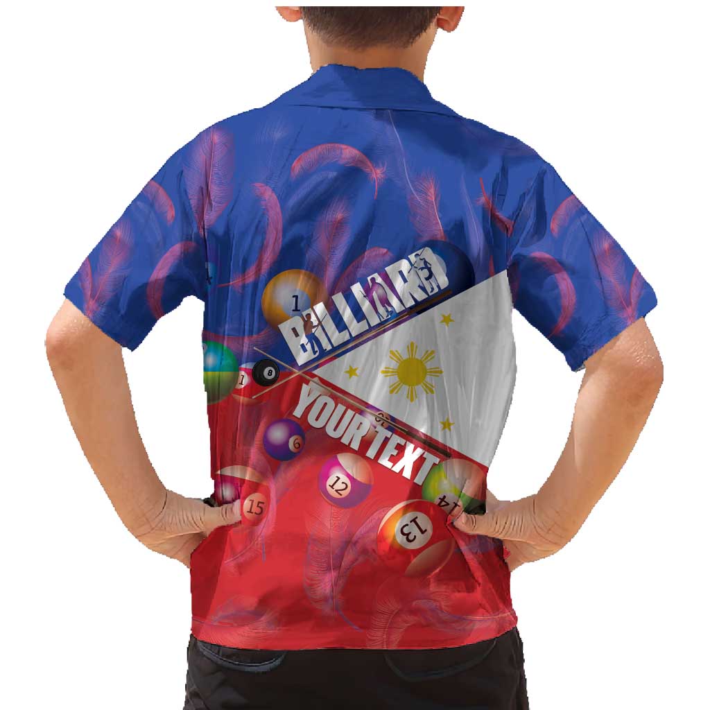 Personalised Philippines Billiards Family Matching Mermaid Dress and Hawaiian Shirt Cue With Balls Flag Style - Polynesian Pride