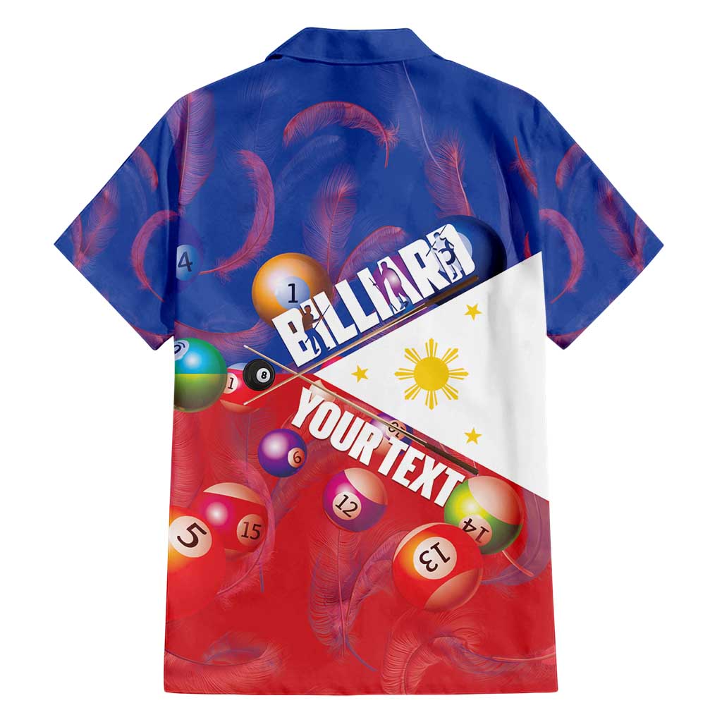 Personalised Philippines Billiards Family Matching Tank Maxi Dress and Hawaiian Shirt Cue With Balls Flag Style - Polynesian Pride