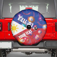 Personalised Philippines Billiards Spare Tire Cover Cue With Balls Flag Style - Polynesian Pride