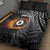 Personalised New Zealand Billiards Quilt Bed Set Maori Fern On Fire 8 Ball - Polynesian Pride