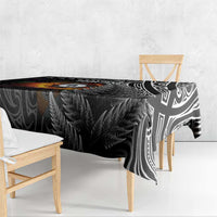 Personalised New Zealand Billiards Tablecloth Maori Fern On Fire 8 Ball - Polynesian Pride