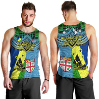 Malampa Fiji Day Men Tank Top Together We Grow Proud Polynesian Tapa Artsy LT14 - Polynesian Pride