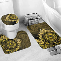 Vanuatu Bathroom Set Hibisus Polynesian Pattern Gold - Polynesian Pride
