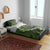 Vanuatu Bedding Set Hibisus Polynesian Pattern Green - Polynesian Pride