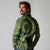Vanuatu Long Sleeve Polo Shirt Hibisus Polynesian Pattern Green - Polynesian Pride