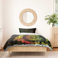 Vanuatu Bedding Set Hibisus Polynesian Pattern Reggae - Polynesian Pride