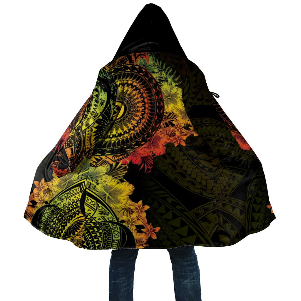 Vanuatu Cloak Hibisus Polynesian Pattern Reggae - Polynesian Pride