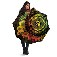 Vanuatu Umbrella Hibisus Polynesian Pattern Reggae - Polynesian Pride
