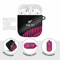 New Zealand Silver Fern Rugby Custom AirPods Case 2025 All Black Go Champions - Polynesian Pride