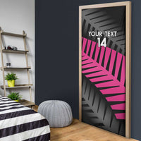 New Zealand Silver Fern Rugby Custom Door Cover 2025 All Black Go Champions - Polynesian Pride