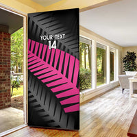 New Zealand Silver Fern Rugby Custom Door Cover 2025 All Black Go Champions - Polynesian Pride