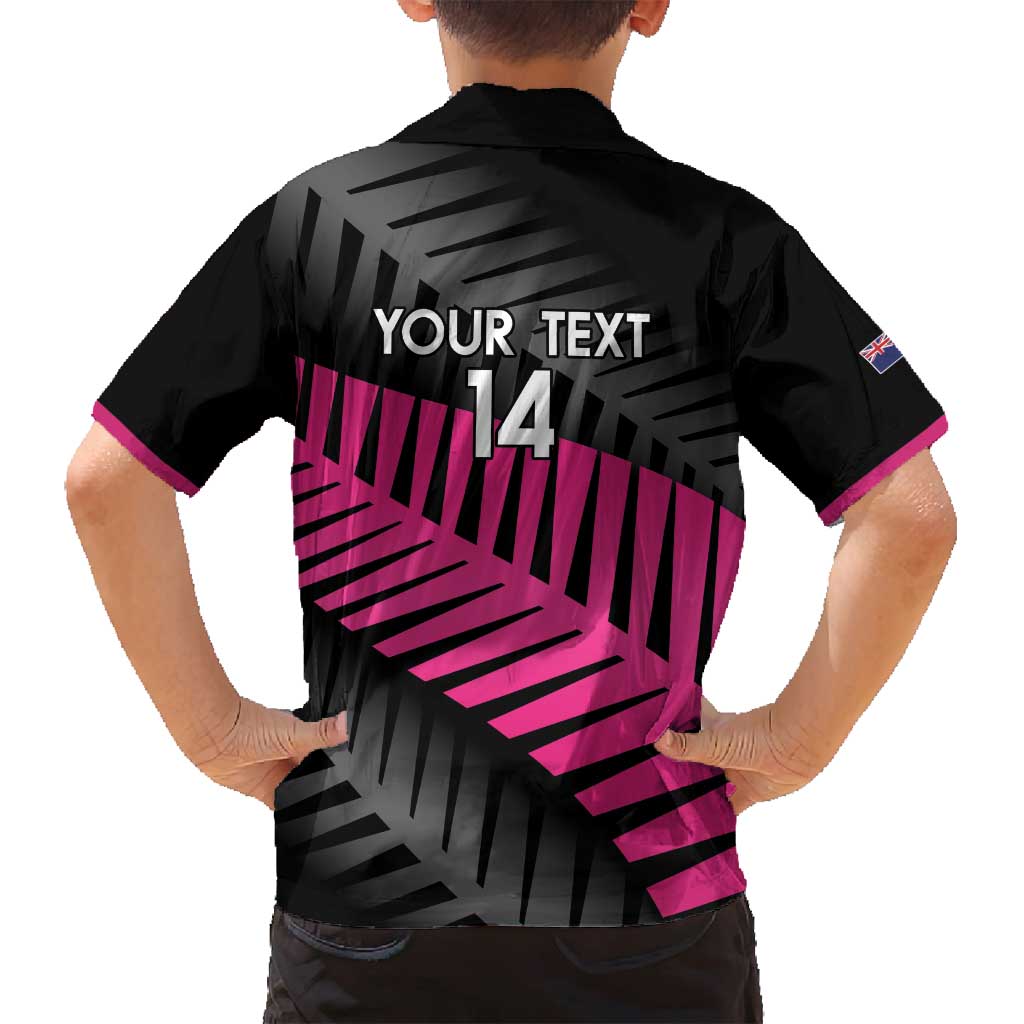 New Zealand Silver Fern Rugby Custom Family Matching Off Shoulder Short Dress and Hawaiian Shirt 2025 All Black Go Champions - Polynesian Pride