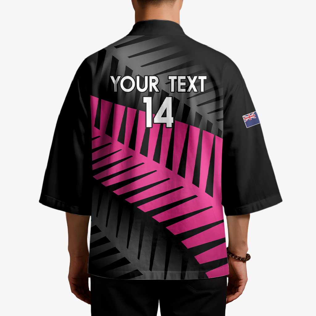 New Zealand Silver Fern Rugby Custom Kimono 2025 All Black Go Champions - Polynesian Pride