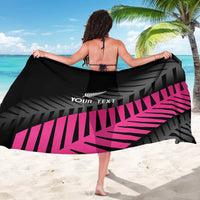 New Zealand Silver Fern Rugby Custom Sarong 2025 All Black Go Champions - Polynesian Pride