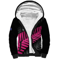New Zealand Silver Fern Rugby Custom Sherpa Hoodie 2025 All Black Go Champions - Polynesian Pride