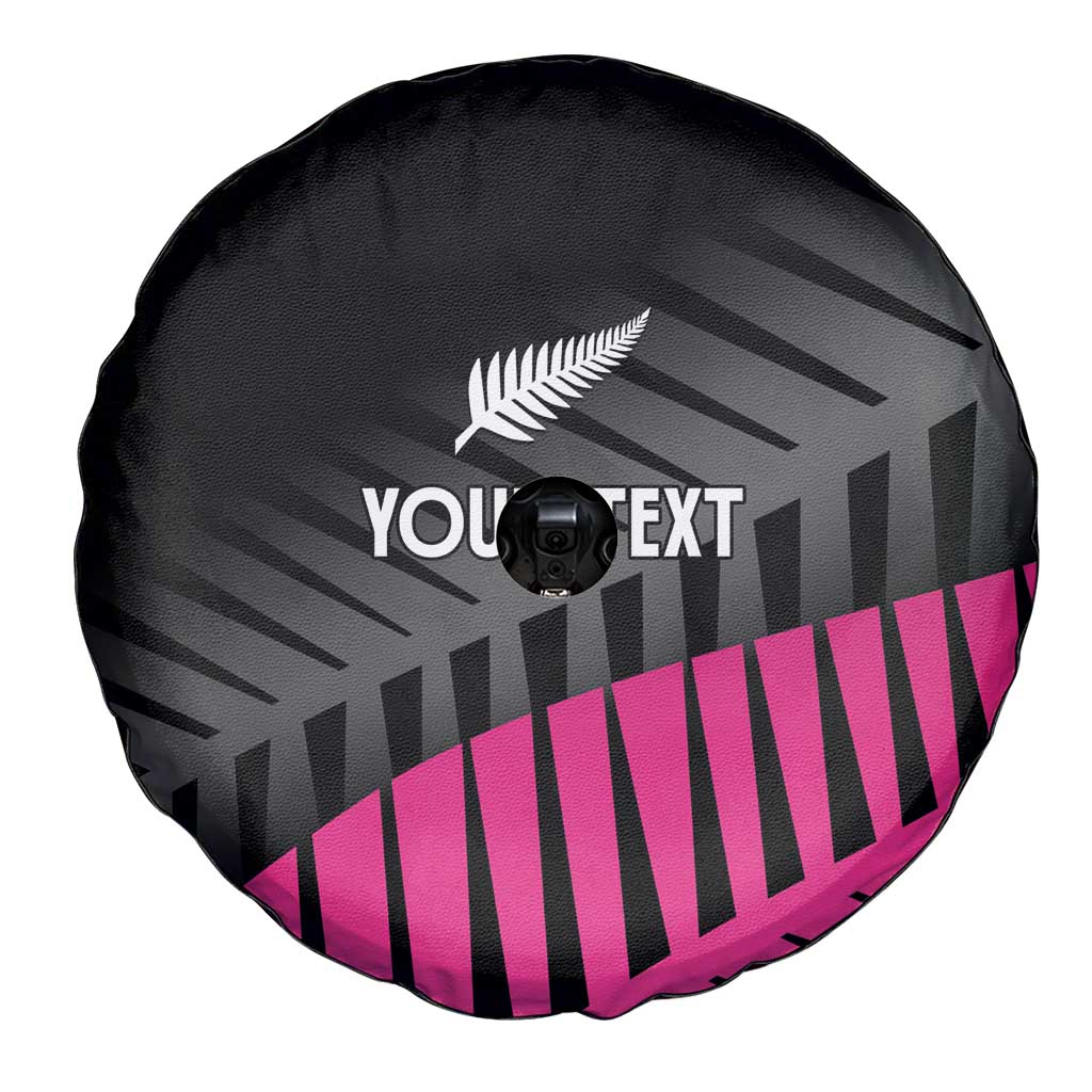 New Zealand Silver Fern Rugby Custom Spare Tire Cover 2025 All Black Go Champions - Polynesian Pride