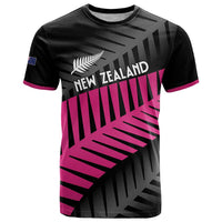 New Zealand Silver Fern Rugby Custom T Shirt 2025 All Black Go Champions - Polynesian Pride