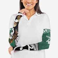 New Zealand South Africa Rugby Arm Sleeves Springboks Kente All Black Maori Together - Polynesian Pride