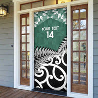 New Zealand South Africa Rugby Door Cover Springboks Kente All Black Maori Together - Polynesian Pride