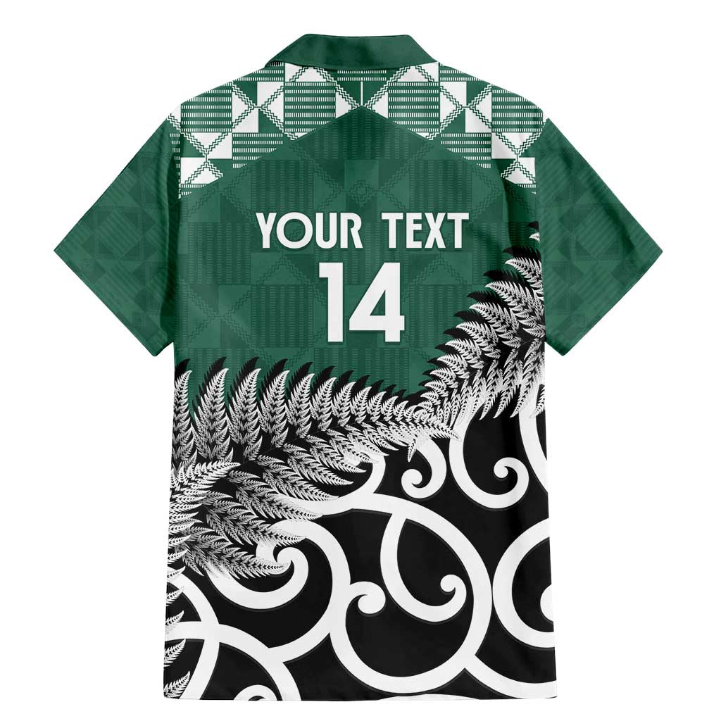 New Zealand South Africa Rugby Custom Family Matching Mermaid Dress and Hawaiian Shirt Springboks Kente All Black Maori Together - Polynesian Pride