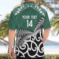 New Zealand South Africa Rugby Custom Hawaiian Shirt Springboks Kente All Black Maori Together - Polynesian Pride
