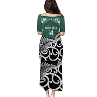 New Zealand South Africa Rugby Custom Puletasi Springboks Kente All Black Maori Together - Polynesian Pride