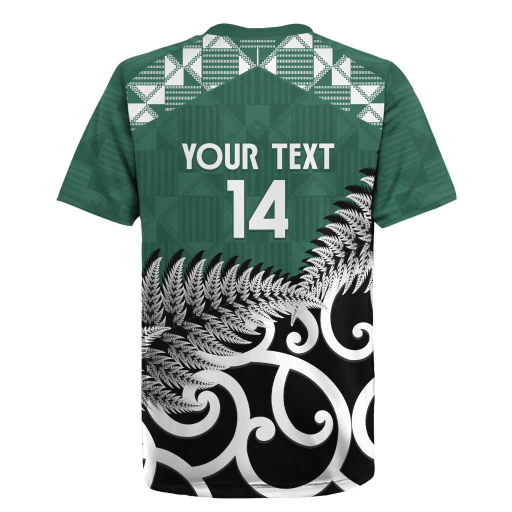 New Zealand South Africa Rugby Custom Rugby Jersey Springboks Kente All Black Maori Together - Polynesian Pride