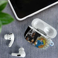 New Zealand Argentina Rugby AirPods Case 2025 Los Pumas All Black Together - Polynesian Pride