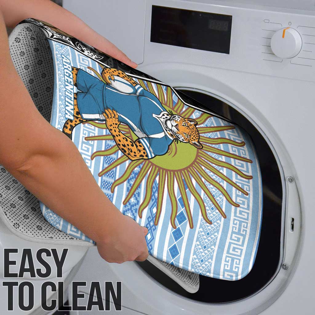 New Zealand Argentina Rugby Bathroom Set 2025 Los Pumas All Black Together - Polynesian Pride