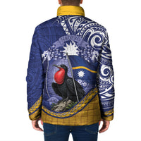 Magnificent Frigatebird Nauru Padded Jacket Pandanus Weaving Polynesian Pattern LT14 - Polynesian Pride