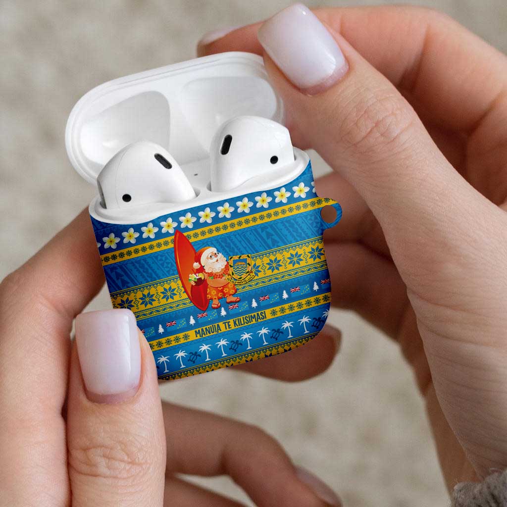 Tuvalu Christmas AirPods Case Cute Santa Manuia te Kilisimasi - Polynesian Pride