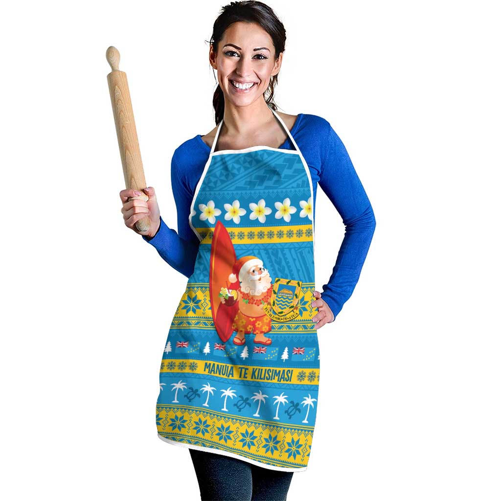 Tuvalu Christmas Apron Cute Santa Manuia te Kilisimasi - Polynesian Pride