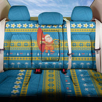 Tuvalu Christmas Back Car Seat Cover Cute Santa Manuia te Kilisimasi - Polynesian Pride