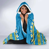Tuvalu Christmas Hooded Blanket Cute Santa Manuia te Kilisimasi - Polynesian Pride