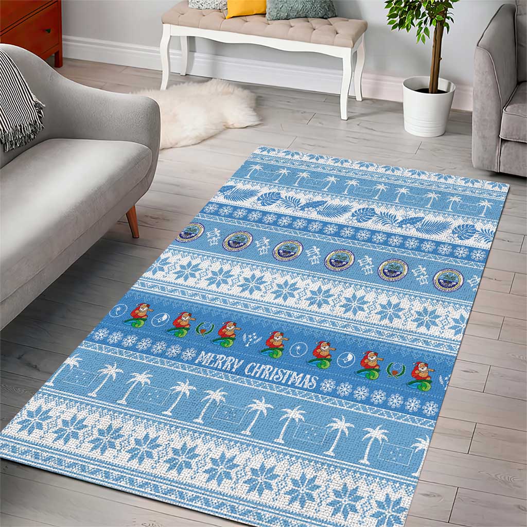 FSM Christmas Area Rug Merry Xmas Federated States of Micronesia - Polynesian Pride