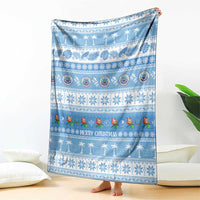 FSM Christmas Blanket Merry Xmas Federated States of Micronesia - Polynesian Pride