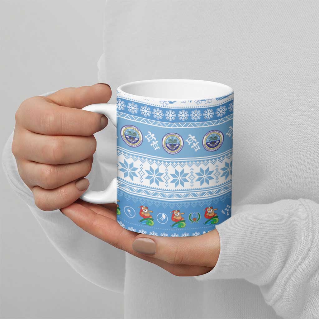 FSM Christmas Ceramic Mug Merry Xmas Federated States of Micronesia - Polynesian Pride