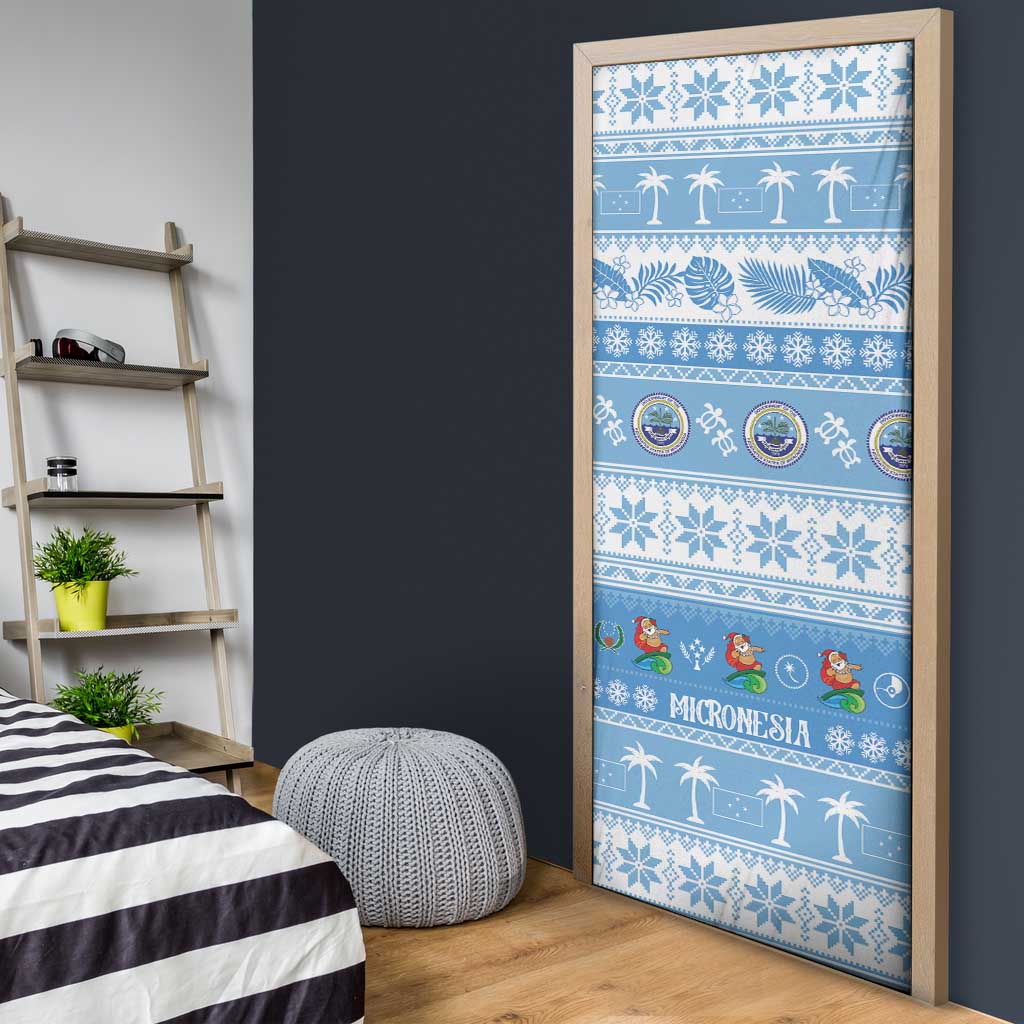 FSM Christmas Door Cover Merry Xmas Federated States of Micronesia - Polynesian Pride