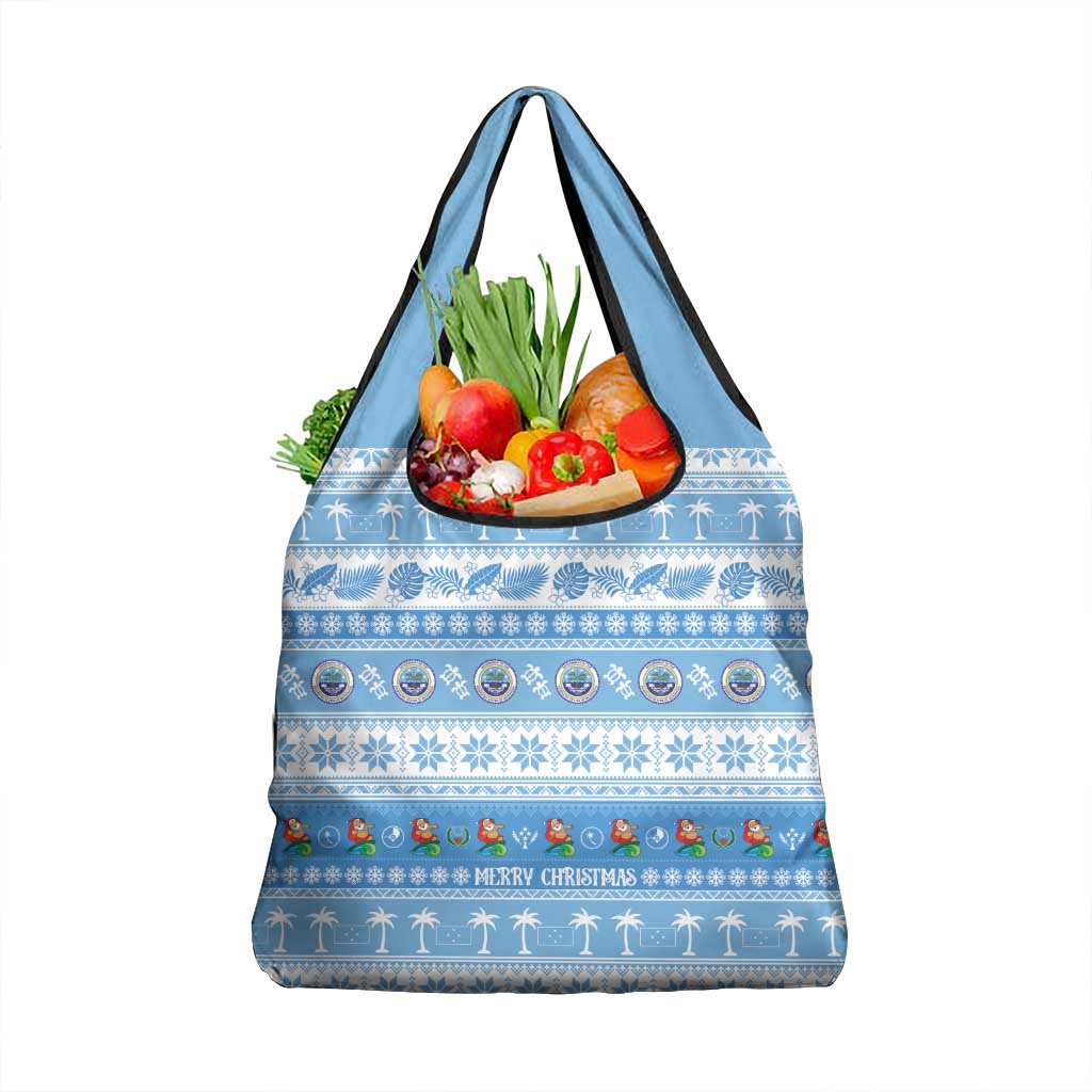 FSM Christmas Grocery Bag Merry Xmas Federated States of Micronesia - Polynesian Pride