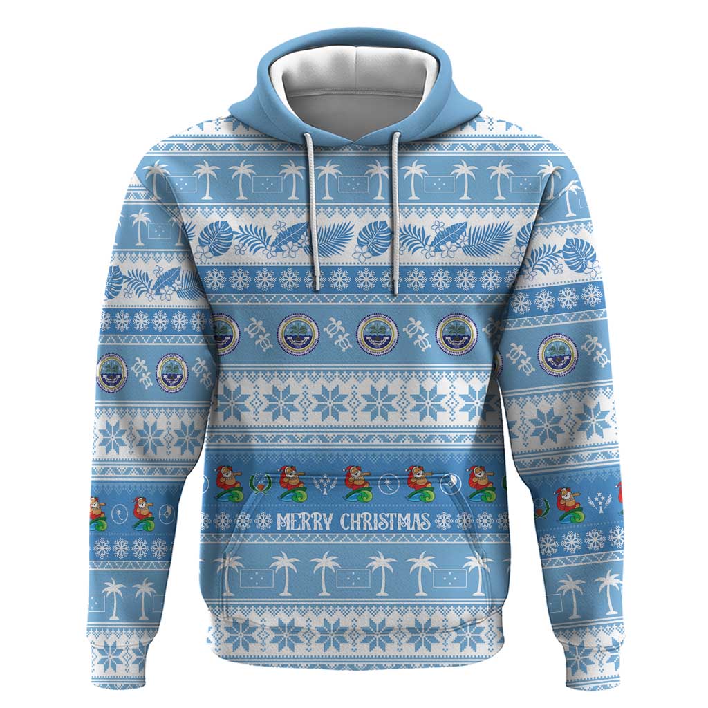 FSM Christmas Hoodie Merry Xmas Federated States of Micronesia - Polynesian Pride