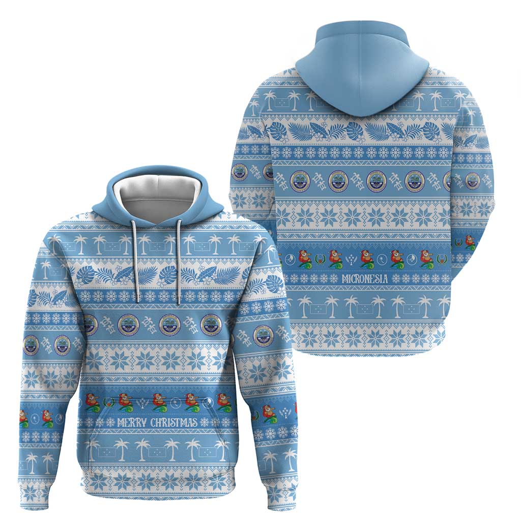 FSM Christmas Hoodie Merry Xmas Federated States of Micronesia - Polynesian Pride
